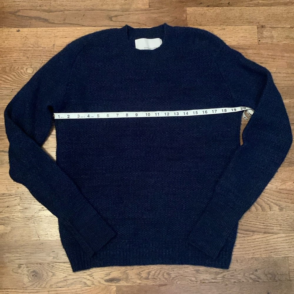 100% Wool S.E.H Kelly Deep Blue Sweater